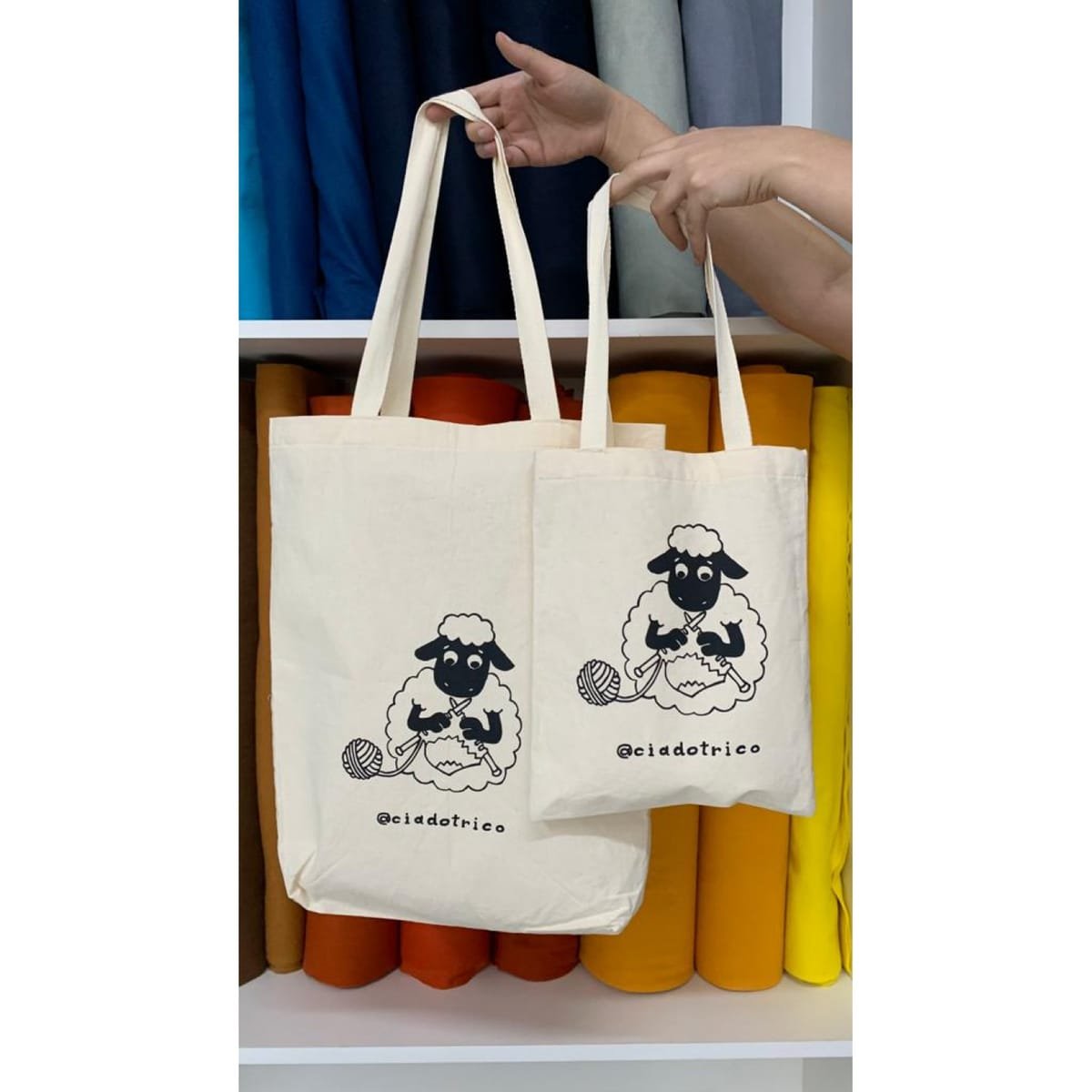 Ecobag Cia do Tricô