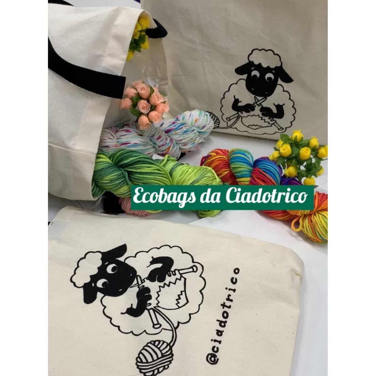 Ecobag Cia do Tricô — foto 2