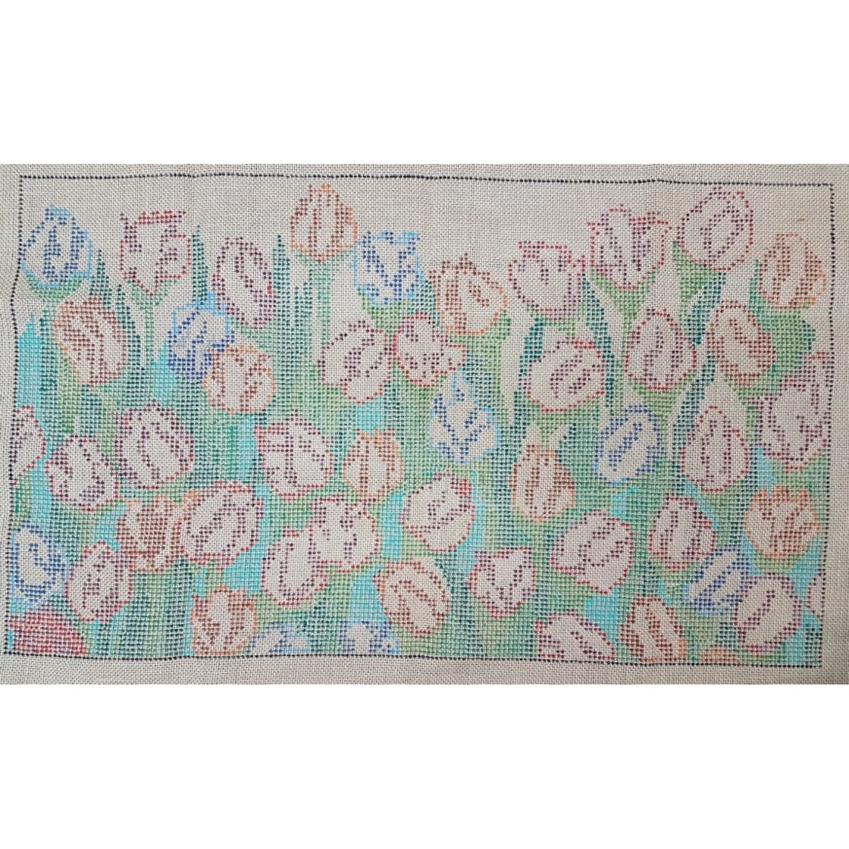 Juta pintada · Jardim de Tulipas